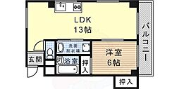 シャトーのむら 1LDKの間取図画像