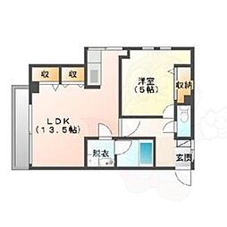 間取図画像 1LDK