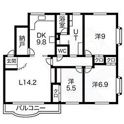 八雲マンションF棟 3階