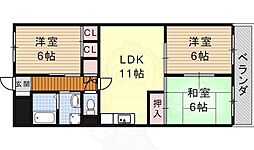 グレイス3 3LDKの間取図画像