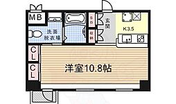 KDXレジデンス東桜1 ワンルームの間取図画像