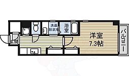 クラシタイヤー呉服町 1Kの間取図画像