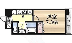 アレーズカシェート 1Kの間取図画像