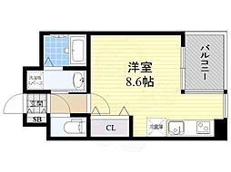 CITYSPIRENagoya-Osu ワンルームの間取図画像