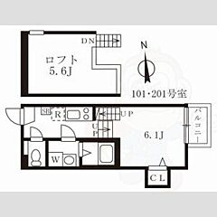 物件の間取り
