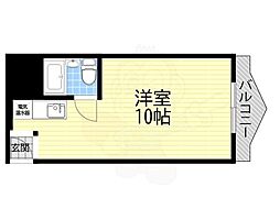 栄マンションS棟 ワンルームの間取図画像