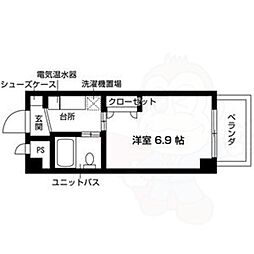 SH丸の内 1Kの間取図画像