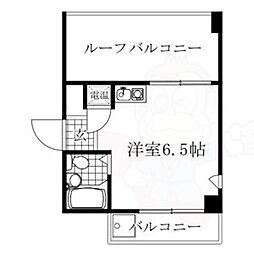 レナジア新栄 ワンルームの間取図画像