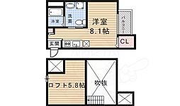 KAHALE小本 1Kの間取図画像
