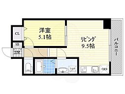サンマール金山南 1LDKの間取図画像