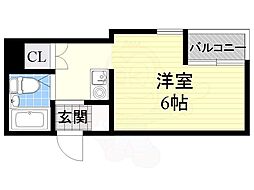 ヴィラカレッジ千代田 ワンルームの間取図画像