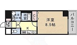 グランツ昭和館 1Kの間取図画像