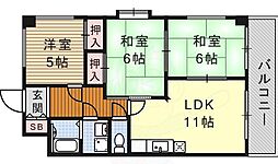 アーバン滝子 3LDKの間取図画像