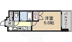 パルティール御器所 1Kの間取図画像