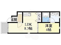 ノーザンクロス 1階/-