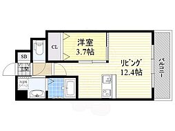 ポルタニグラ千種 1LDKの間取図画像