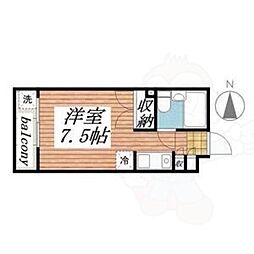 メゾン・ド・ラファル ワンルームの間取図画像