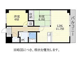 グランドヒルズ南脇1番館 4階