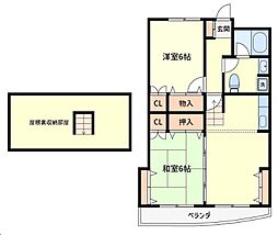 間取図画像 2SLDK