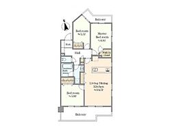 間取図画像 3LDK