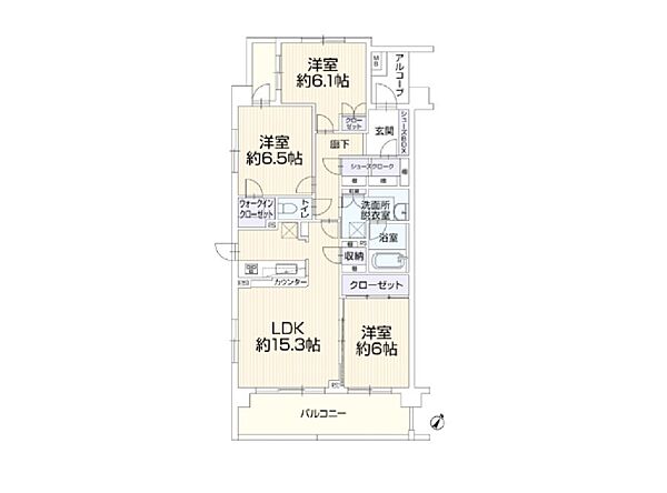 間取りを拡大表示
