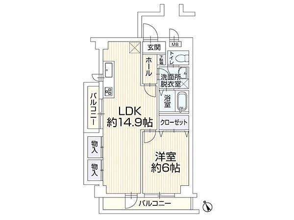 間取りを拡大表示