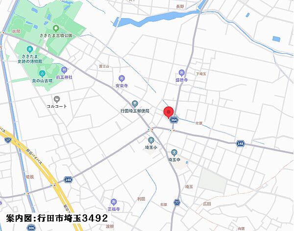 地図を拡大表示