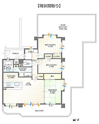 ライオンズガーデン惟信町 3LDKの間取図画像