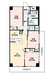 間取図画像 3LDK