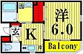 ラフィーネ扇4階6.6万円