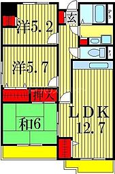 間取図画像 3LDK