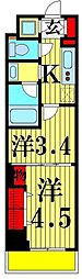 ARCOBALENOTAKENOTSUKA 2Kの間取図画像