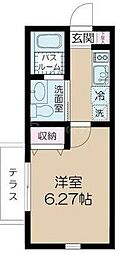 NSGATEGOTANNO-two 1Kの間取図画像