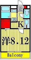 Sunmallyuugi5 1Kの間取図画像
