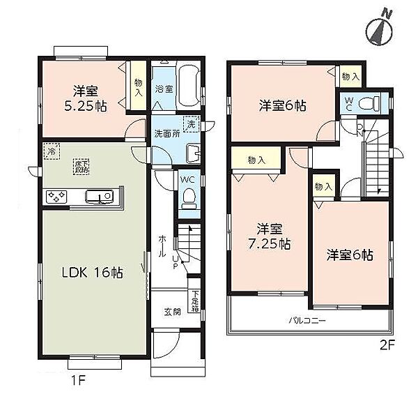 間取りを拡大表示