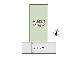 志木市中宗岡1丁目　建築条件無売地　全1区画　（志木本店）