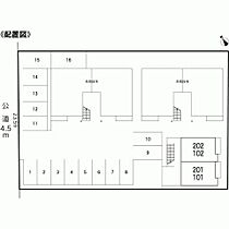 セザンヌ一色町 201 ｜ 愛知県豊橋市一色町字天獏4（賃貸アパート1R・2階・24.84㎡） その3