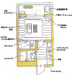 間取図画像 1K