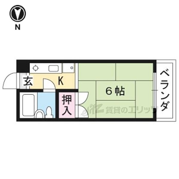 アストロプラザI 214｜京都府京都市上京区上立売通新町西入西大路町(賃貸マンション1K・2階・17.83㎡)の写真 その2