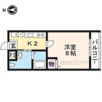 京都府京都市上京区御前通下立売下る下之町（賃貸アパート1K・2階・23.19㎡） その2