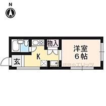 京都府京都市左京区北白川東平井町（賃貸マンション1K・1階・19.60㎡） その2