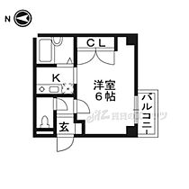 京都府京都市上京区椹木町通黒門東入る中御門横町（賃貸マンション1K・1階・18.02㎡） その2