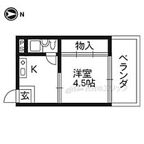 マンション巻野 405 ｜ 京都府京都市上京区河原町今出川下ル栄町（賃貸マンション1K・4階・17.07㎡） その2