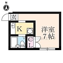 京都府京都市右京区西院坤町（賃貸マンション1K・1階・15.00㎡） その2