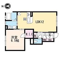 京都府京都市山科区日ノ岡ホッパラ町（賃貸アパート1LDK・1階・44.62㎡） その2