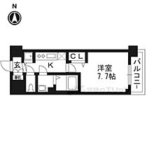 京都府京都市下京区東中筋通松原下る天使突抜1丁目（賃貸マンション1K・3階・24.07㎡） その2