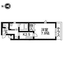 ケシミヤ上京 105 ｜ 京都府京都市上京区下長者町通裏門西入坤高町（賃貸マンション1K・1階・28.74㎡） その1