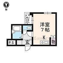 京都府京都市下京区本柳水町（賃貸マンション1R・6階・19.00㎡） その2