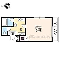 京都府京都市左京区田中西春菜町（賃貸マンション1K・1階・25.00㎡） その2