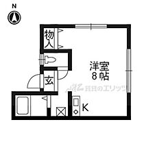 フォールＯＫＵＤＡ 101 ｜ 京都府京都市左京区浄土寺下馬場町（賃貸アパート1K・1階・19.84㎡） その1